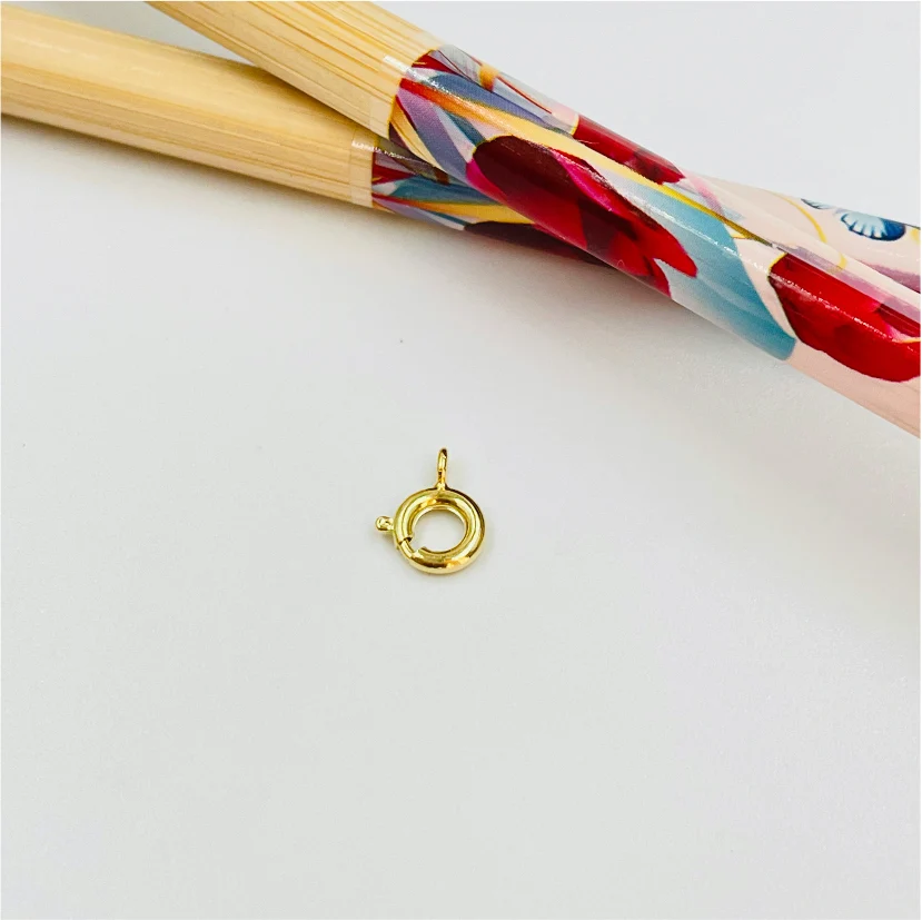 AO49 Mosquetón Redondo 6 mm Accesorio Baño Oro 100006