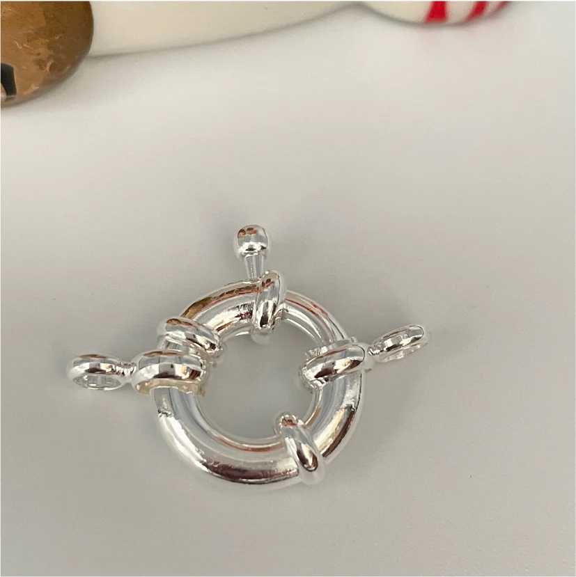 AP90 Broche Timón XL 19 mm Accesorio Baño Plata 100007