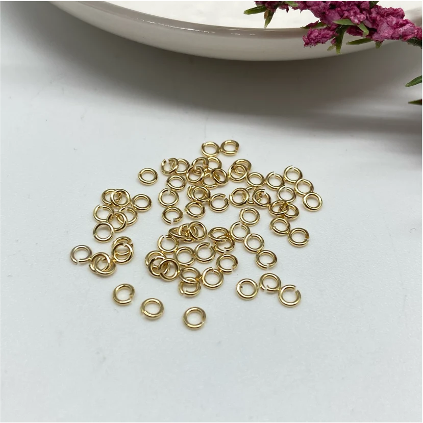 AO102 Argolla 3.0 mm espesor 0.6 mm Accesorio Baño Oro 100012