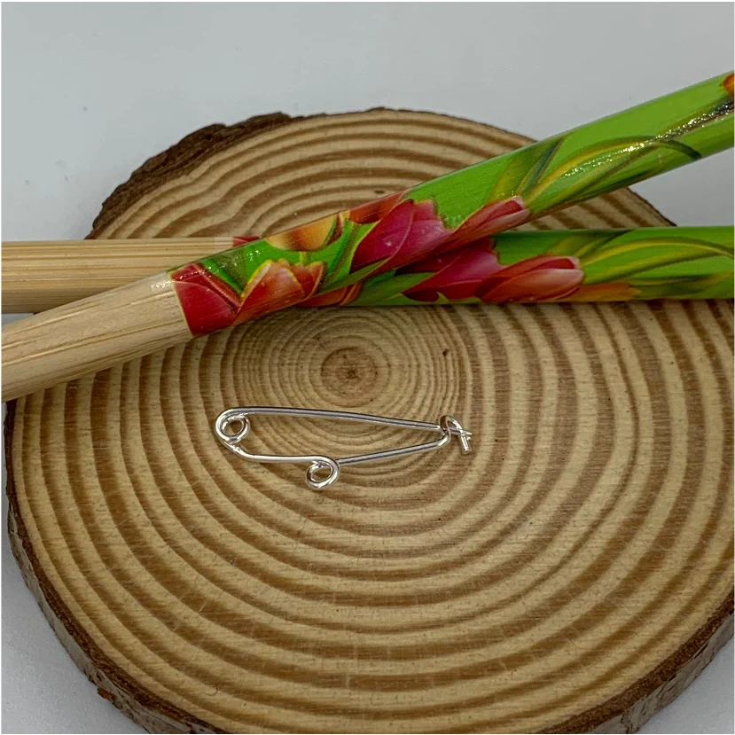 AP107 Alfiler de Gancho 10x25 mm Accesorio Baño Plata 100012