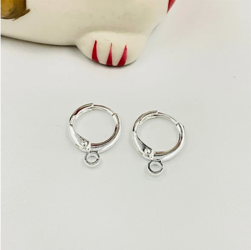 AP72 Aro Argollita de presión con argolla 11 mm Accesorio Baño Plata 100012