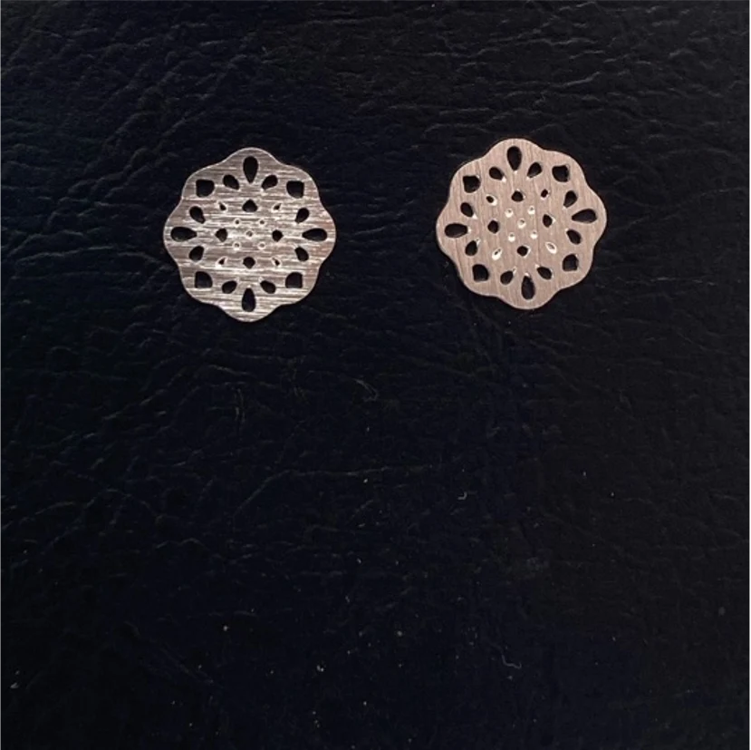 BP63 Base Flor Calada 13 mm Base Aro Baño Plata 100015