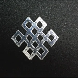FP31 Figura Infinito 25x22 mm Figura Baño Plata 100015