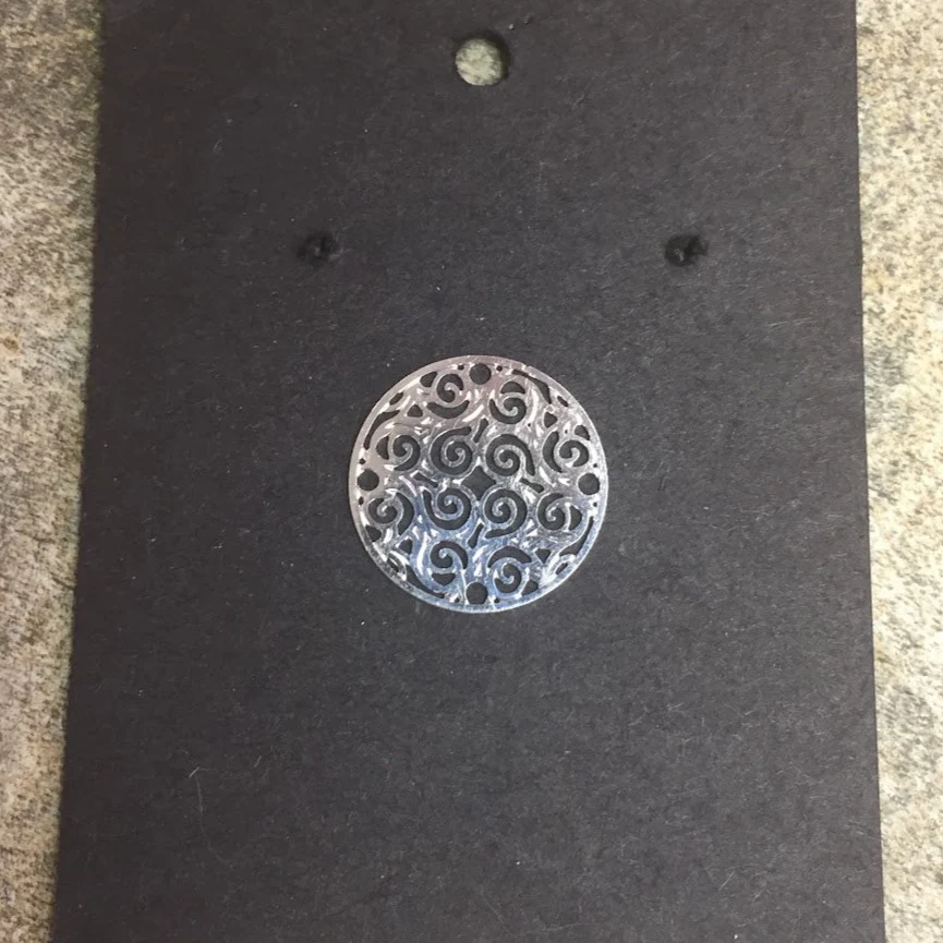 FP94 Figura o Conector Calado diá. 24 mm Mandala Figura Baño Plata 100015