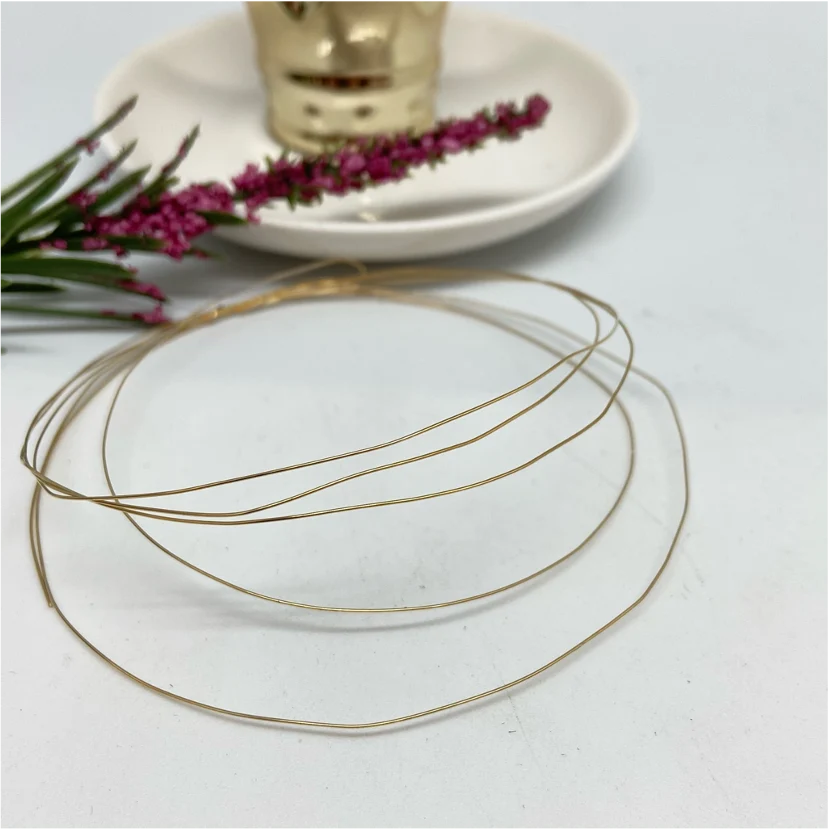IO01 Alambre Flexible Espesor 0.3 mm Insumo Baño Oro 100027