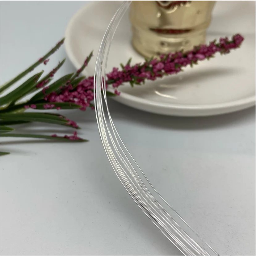 IP03 Alambre Flexible Espesor 0.5 mm Insumo Baño Plata 100027