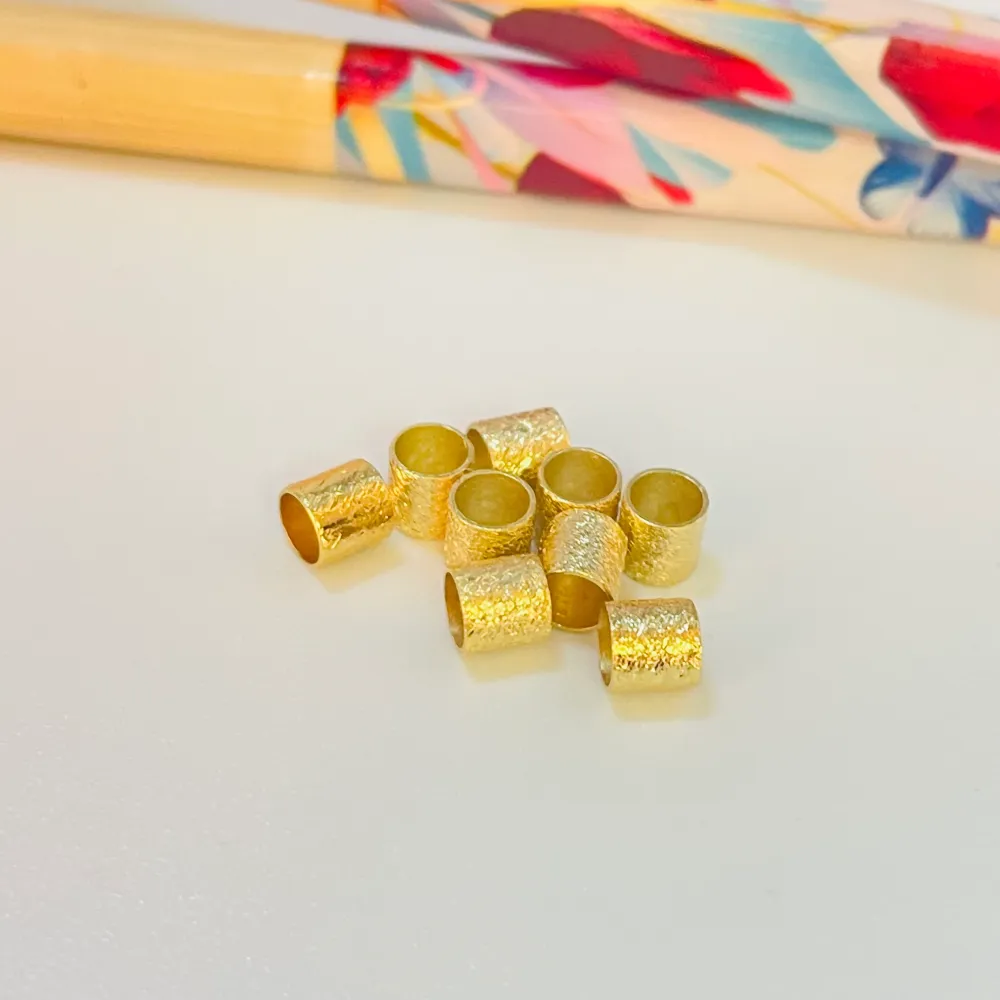 TO11 Tubo Redondo Lijado 4 x 4 mm Tubo Accesorio Baño Oro 100027