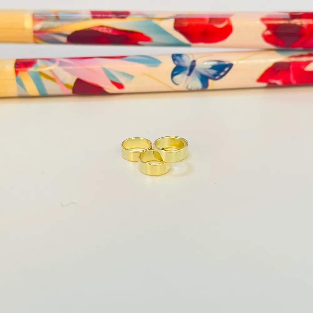 TO14 Tubo Argolla Lisa 5 x 2 mm Accesorio Baño Oro 100027