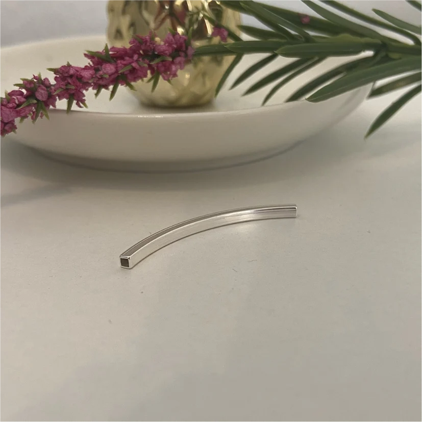 TP18 2 x 35 mm Cuadrado Accesorio Baño Plata 100027