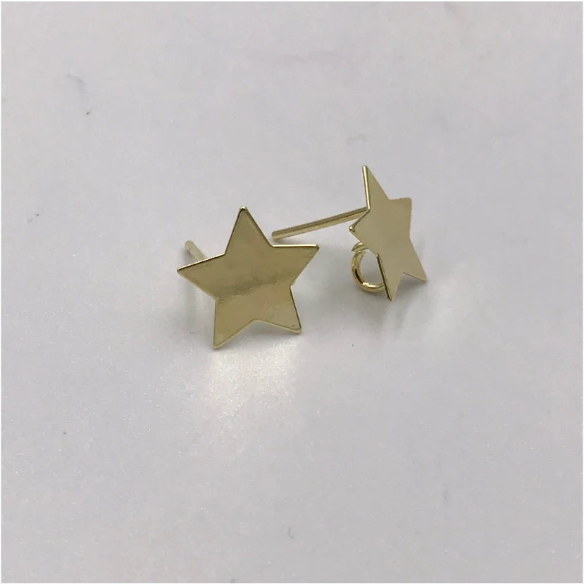 BO62 Base Aro Baño Estrella Argolla Posterior Base Aro Baño Oro 100028