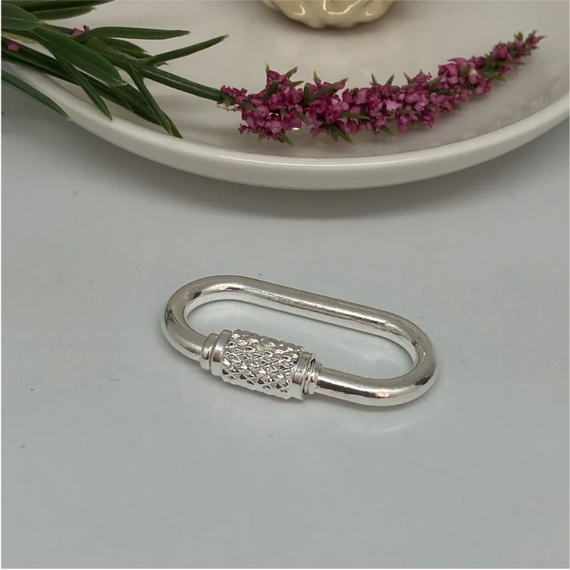 AP94 Broche Rectangular Cierre Rosco Accesorio Baño Plata 100039