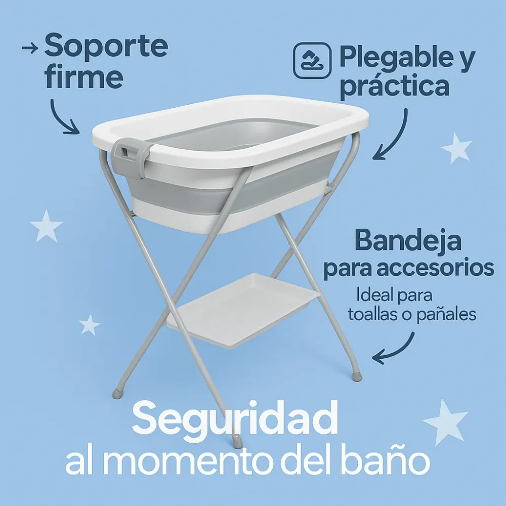 SOPORTE BAÑERA PLEGABLE 1067 ABBA