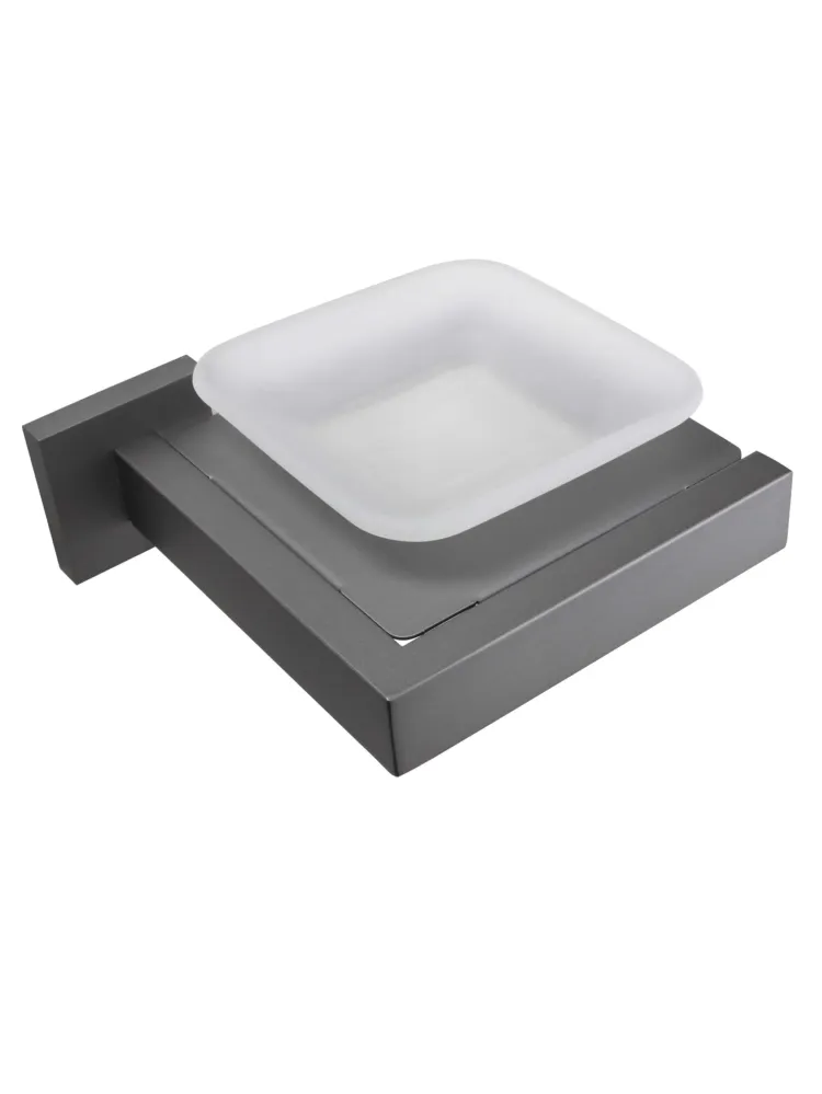Accesorios para baño Gris Mate
