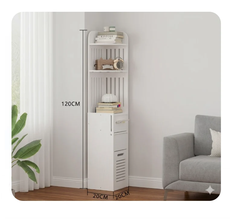 Organizador De Baño PRLA-980 - 1- 20*20*120cm Accesorios y Tecnología Juli