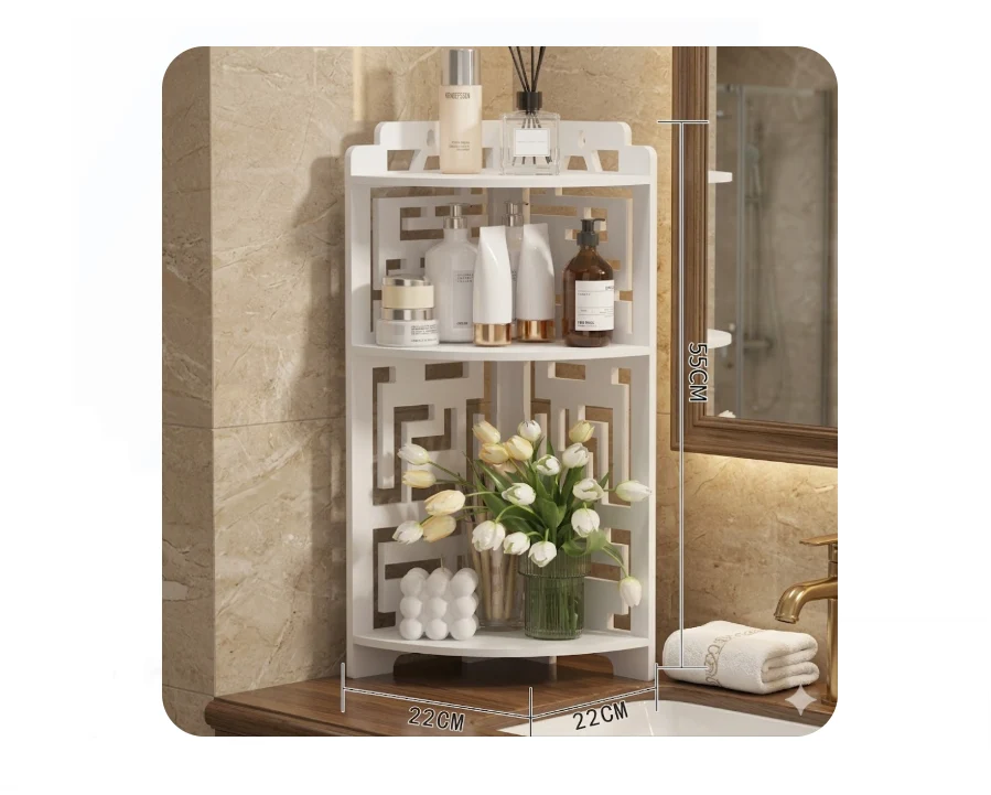 Organizador De Baño PRLA-981 - 1- 22*22*55cm Accesorios y Tecnología Juli