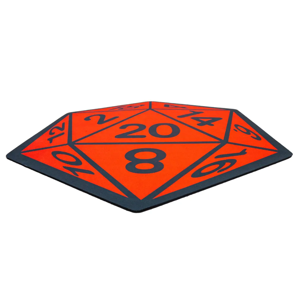 Alfombrilla de baño RPG cubo W20
