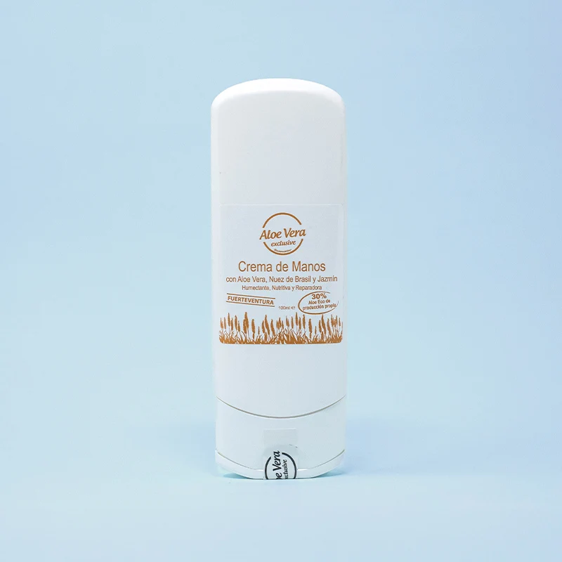 Crema de Manos con Aloe Vera, nuez de brasil y jazmín, 100ml Aloe exclusive
