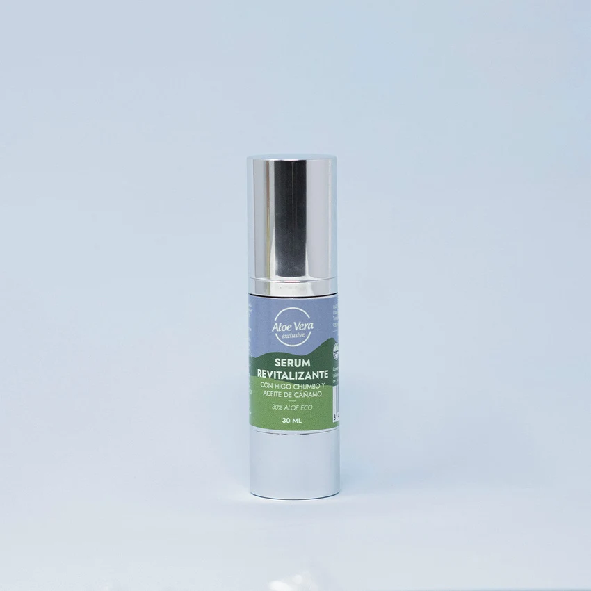 Serum Revitalizante con higo chumbo y aceite de cáñamo (30ml) Aloe Vera Exclusive