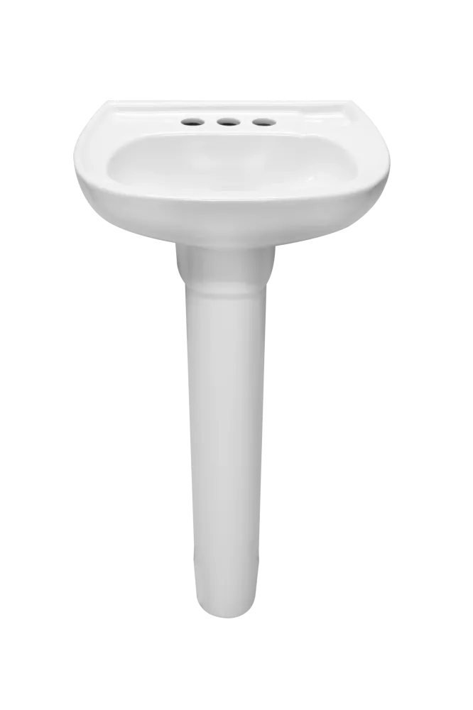 LAVABO Y PEDESTAL LUCAS BLANCO (Calidad única)* ALPHA