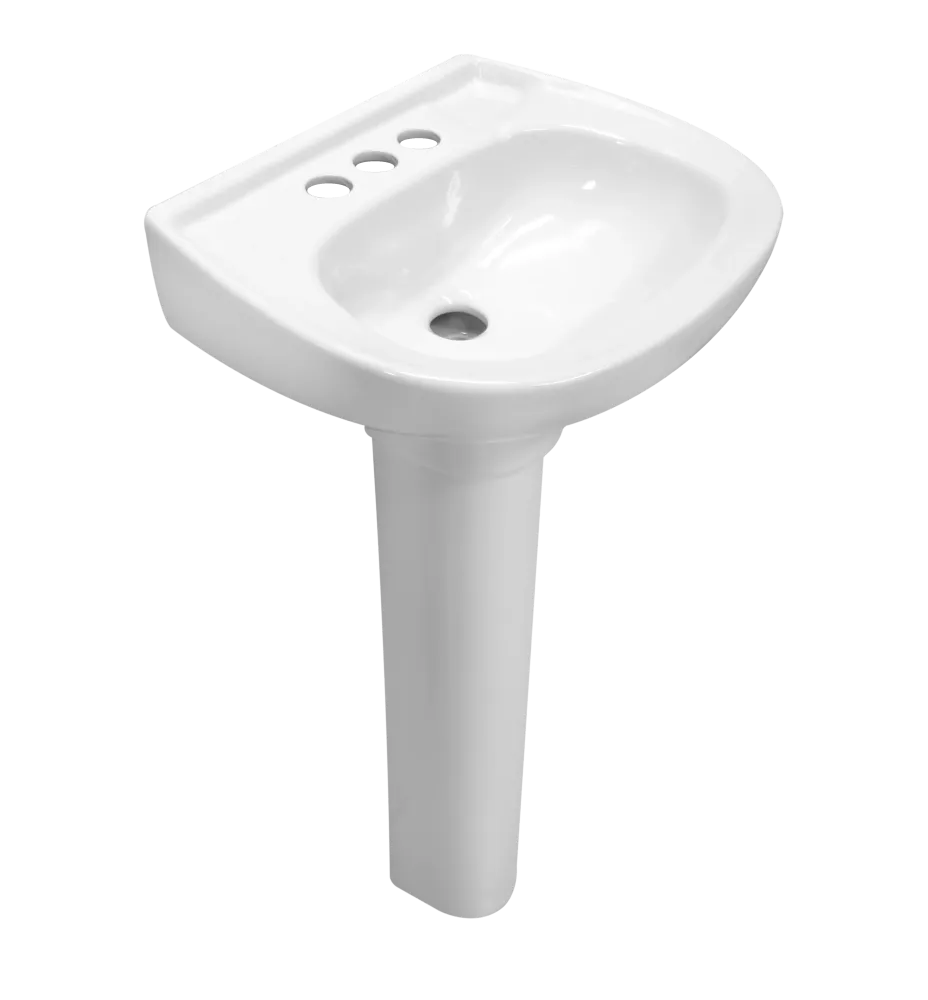 LAVABO Y PEDESTAL LUCAS BLANCO (Calidad única)* ALPHA