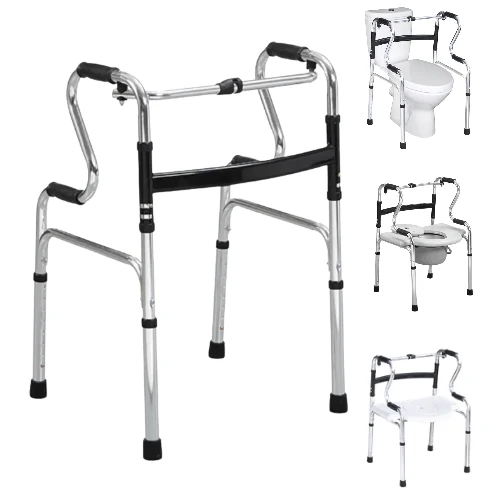 Andador Multifuncional 5 en 1 – Plegable y Ajustable