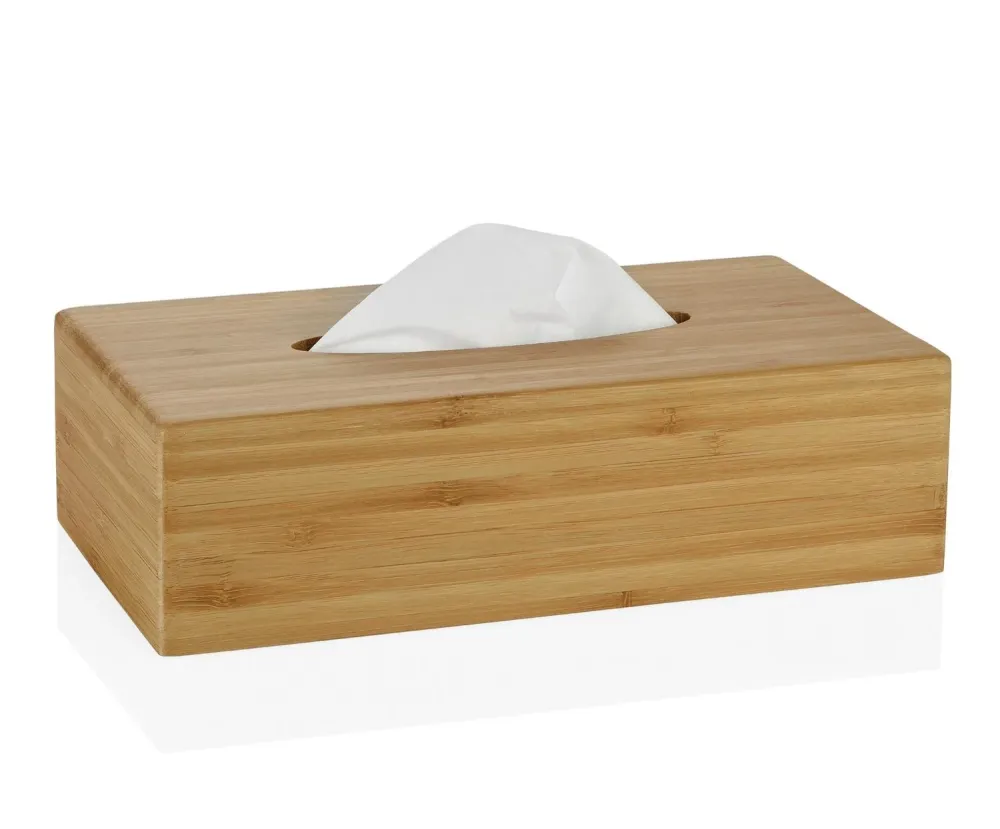 Caja de pañuelos de bambú Andrea House
