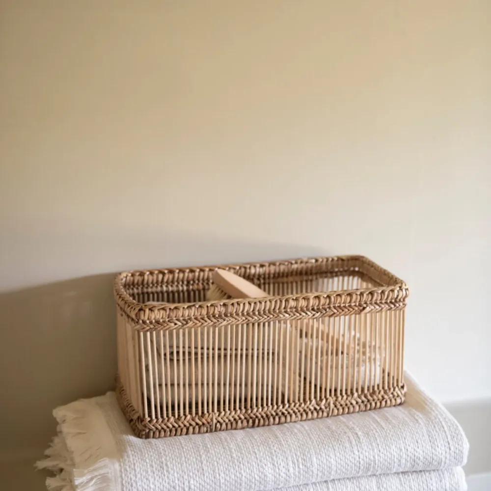 Cesta multiusos de ratán Andrea House