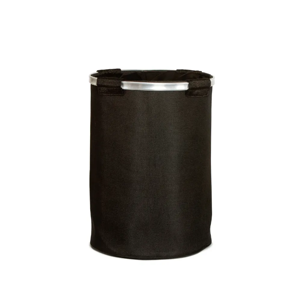 Cesto para la ropa de tela negro moderno Andrea House