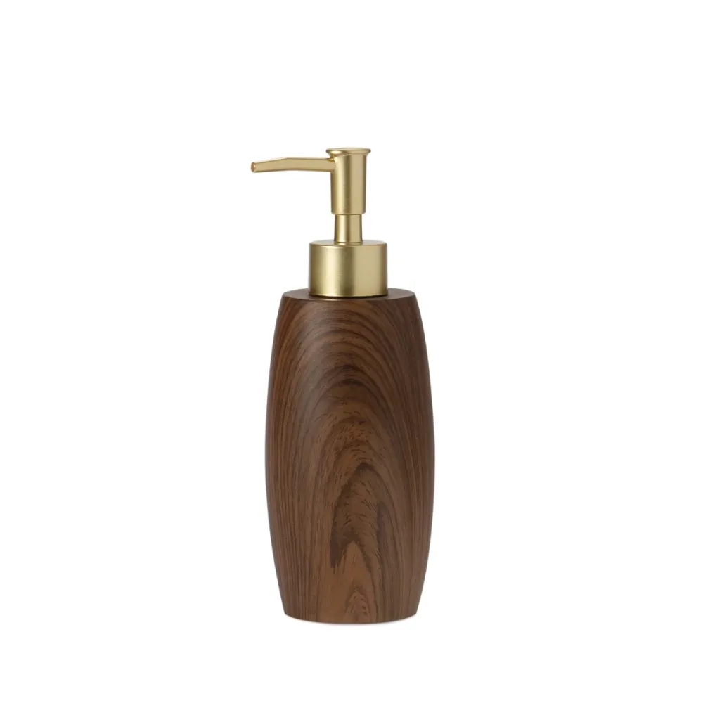 Dispensador de baño clásico de resina marrón Andrea House