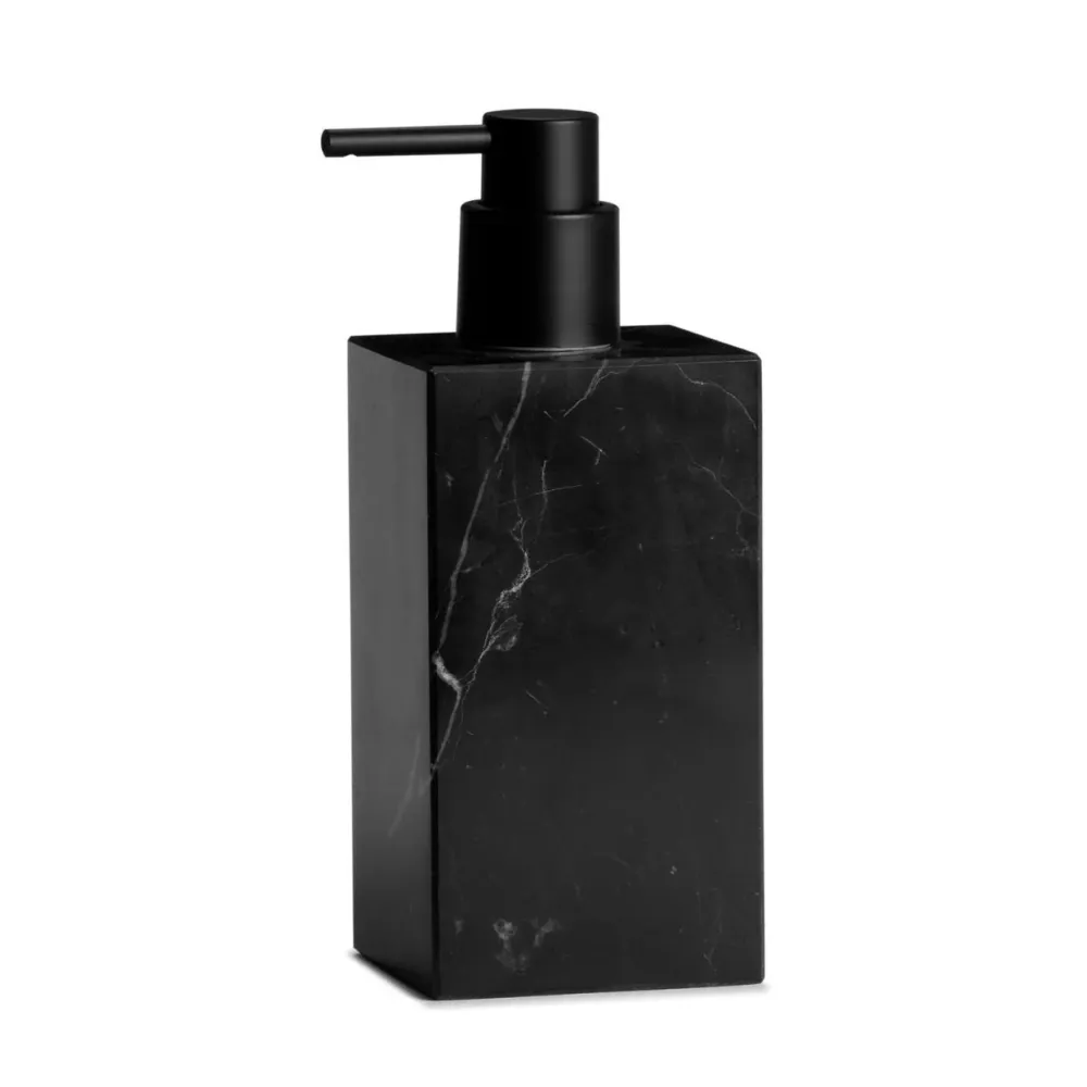 Dispensador de baño de mármol moderno negro Andrea House