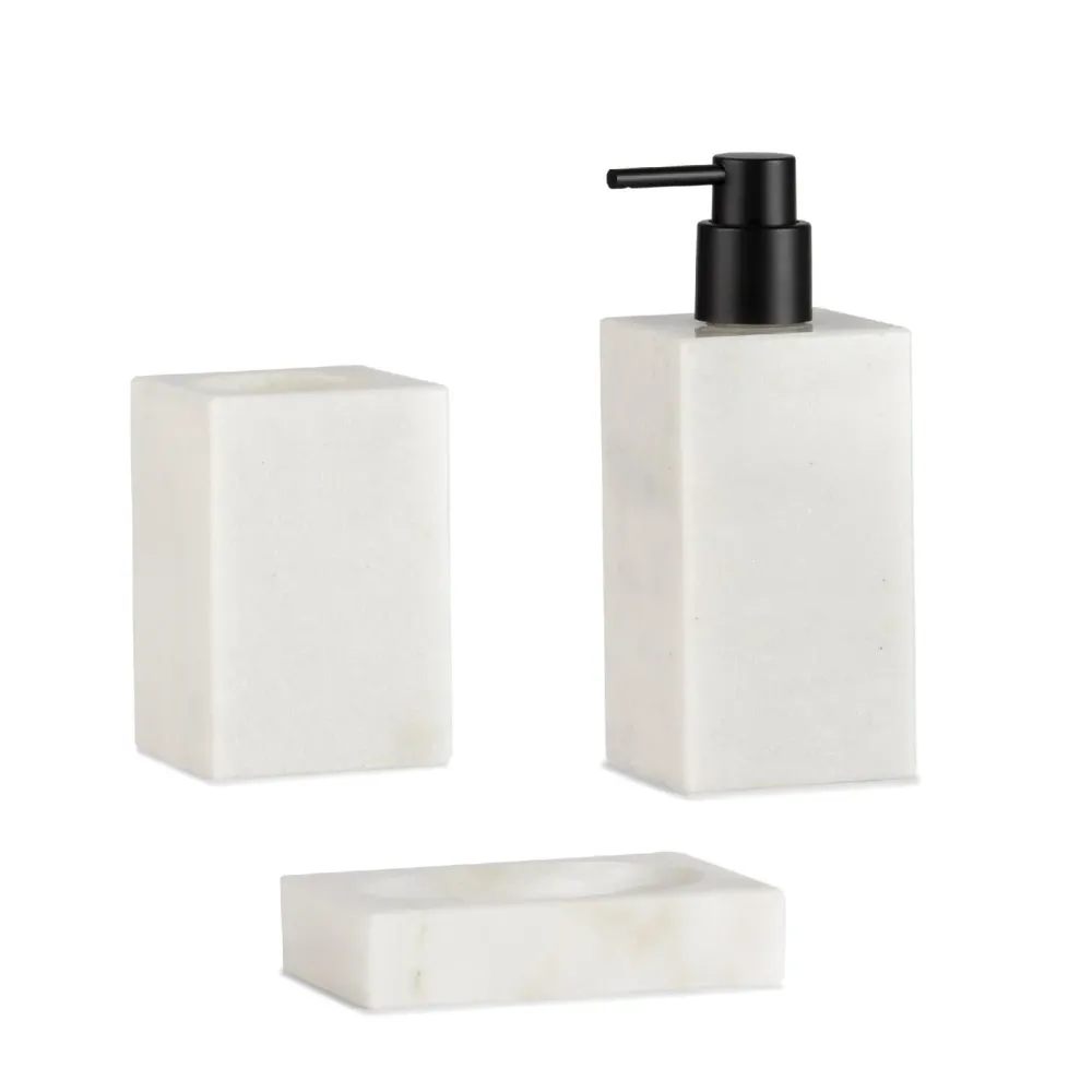 Dispensador de cuarto de baño de mármol blanco Andrea House