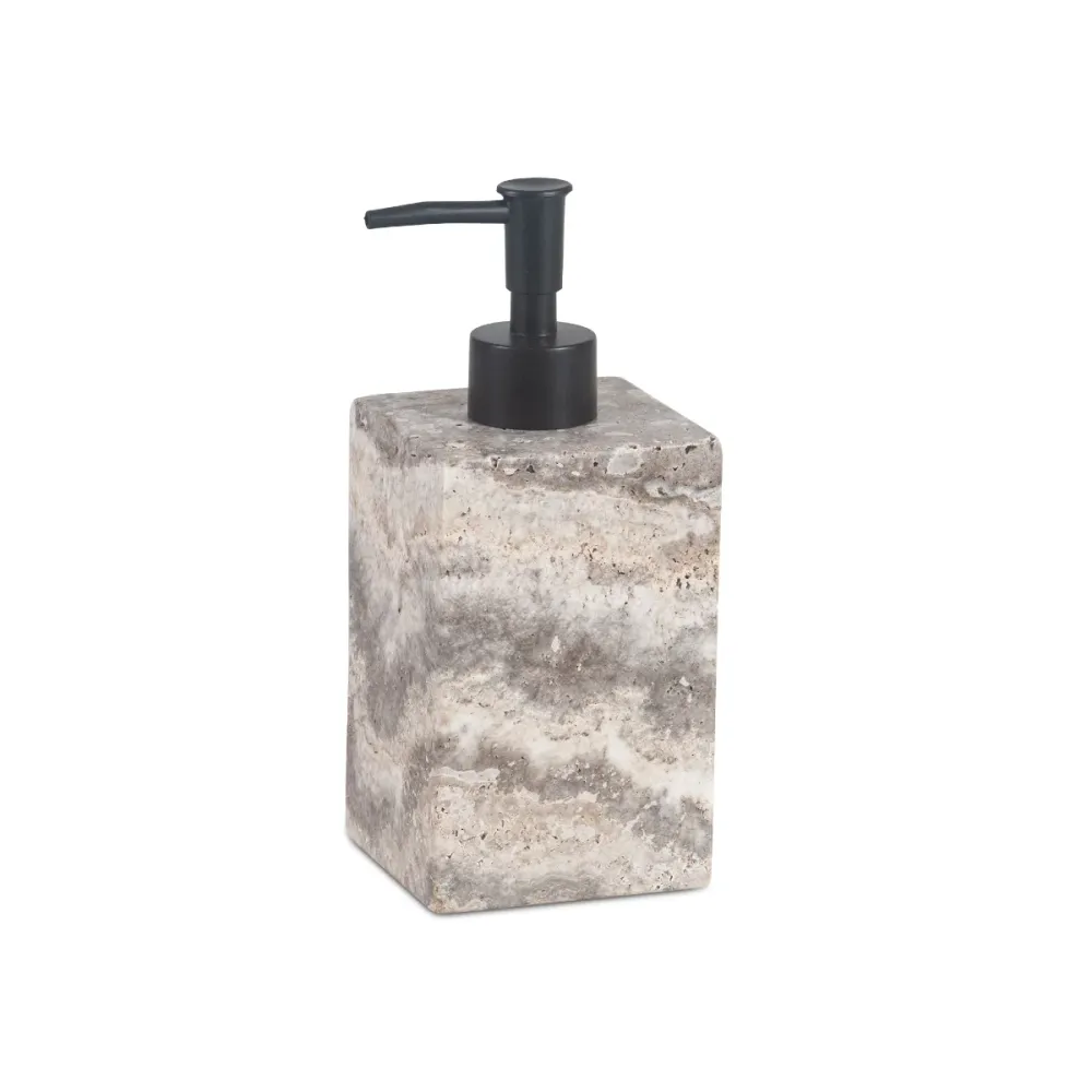 Dispensador de mármol gris 150 ml Andrea House
