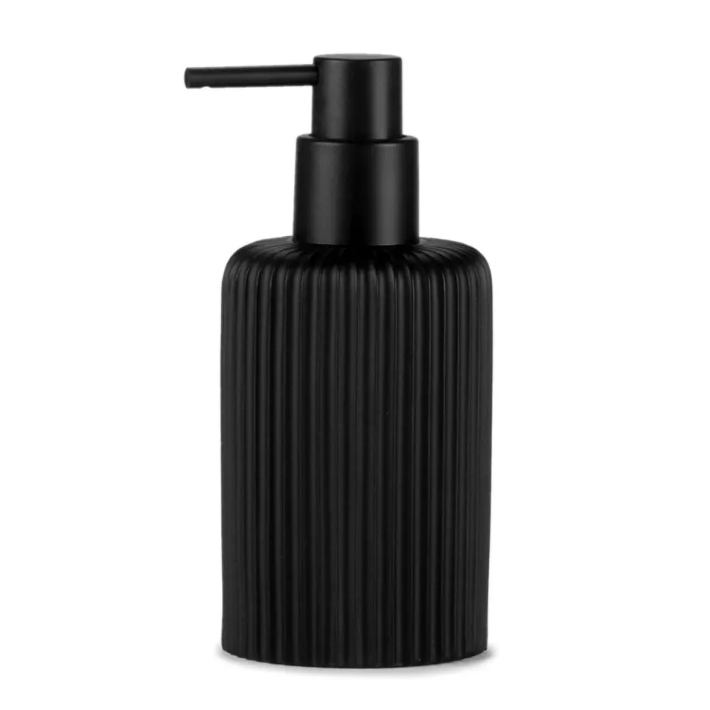 Dispensador negro mate de resina Andrea House