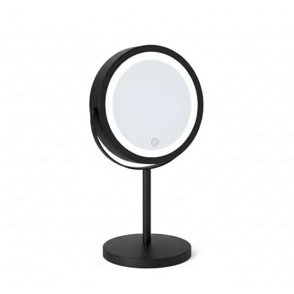 Espejo de aumento negro led touch Andrea House