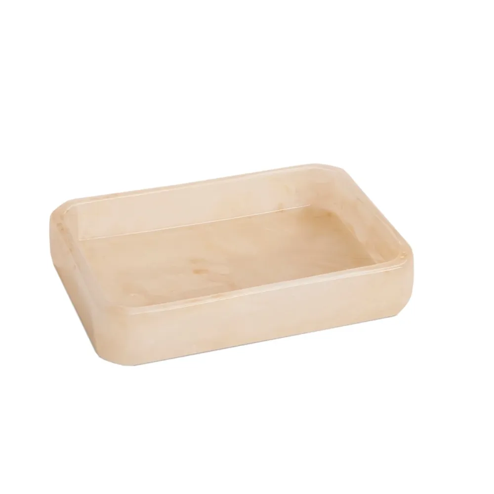 Jabonera vintage de poliresina blanca Andrea House
