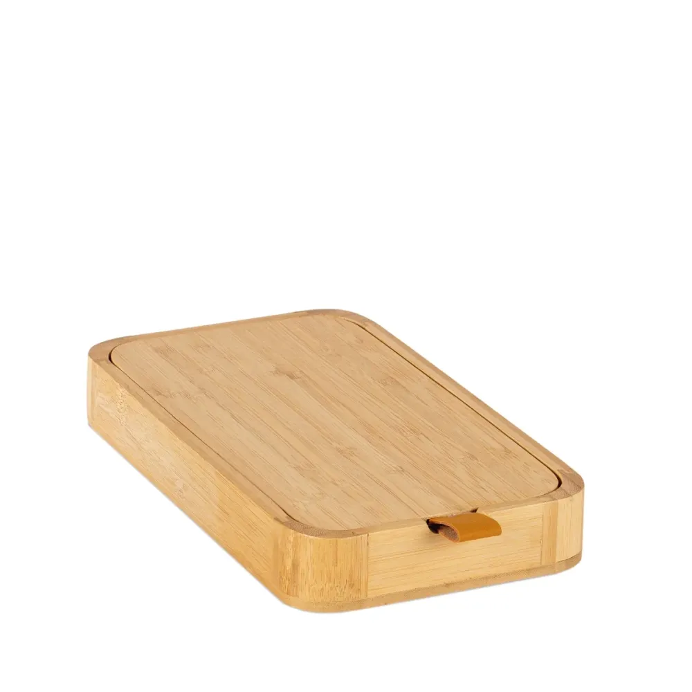 Joyero espejo de madera beige Andrea House