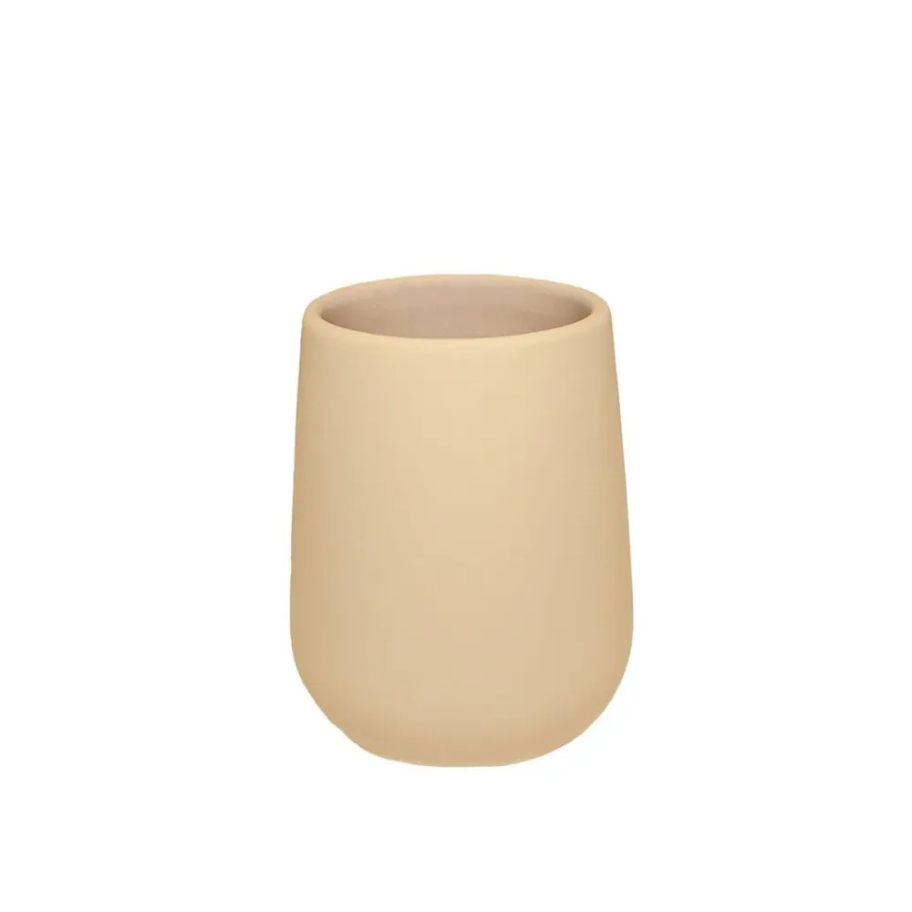 Set de baño de cerámica dolomita beige Andrea House