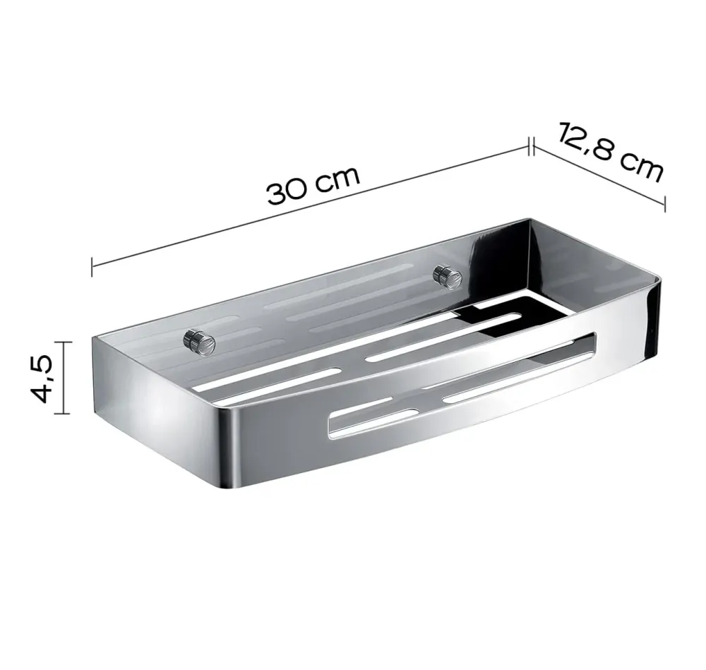 Jabonera Rectangular 30X13X4.5cm - Aqualia