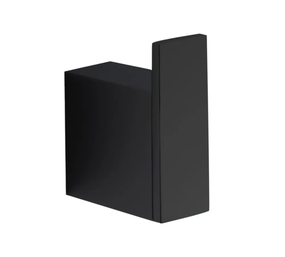Percha Negro Mate - Aqualia Oriveto