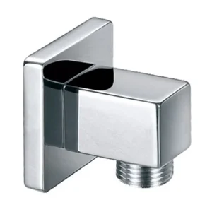 Toma de Agua o Salida de la Pared Cuadrada Cromada - Aqualia