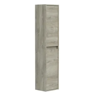 Armario baño Devin 2 puertas, Alaska, 140 cm Diseño Compacto