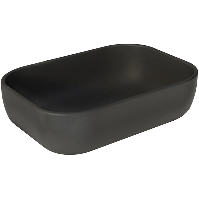 Lavabo Porcelana Cerámica Extrafina HORUS 45,5x32x13,5 Sobre Encimera Blanco ART&BATH