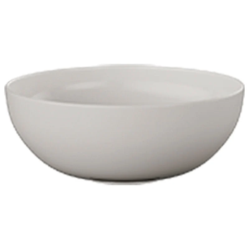 Lavabo Sobre Encimera de Porcelana Cerámica Extrafina BOL de Art&Bath Ø 40 40x15. Blanco