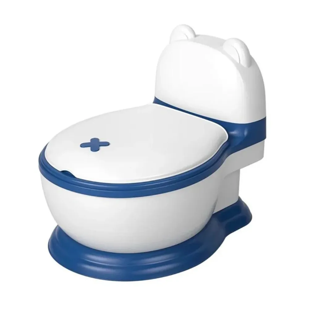 BACIN ENTRENADOR+CEPILLO DB-522 BABY KAYS Azul