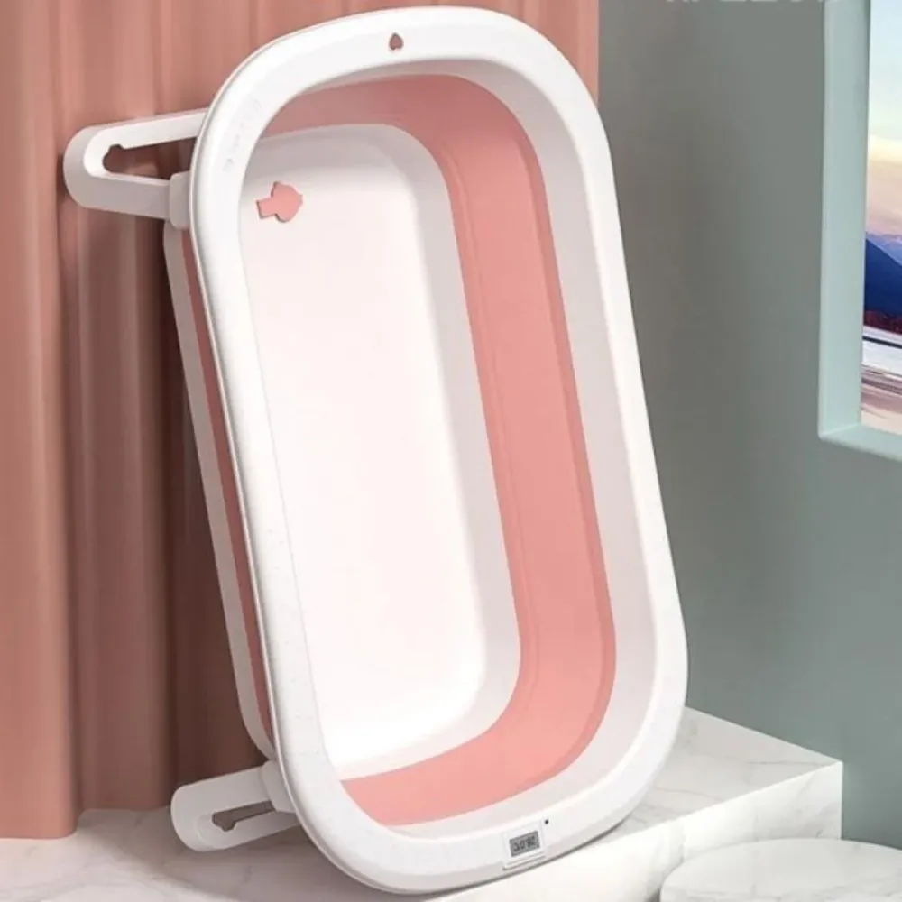 BAÑERA PLEGABLE+ACCESOR 252-100 BABY KAYS Rosado