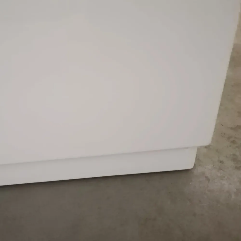 Bañera rectangular de acrílico con reposacabezas cm 190x80