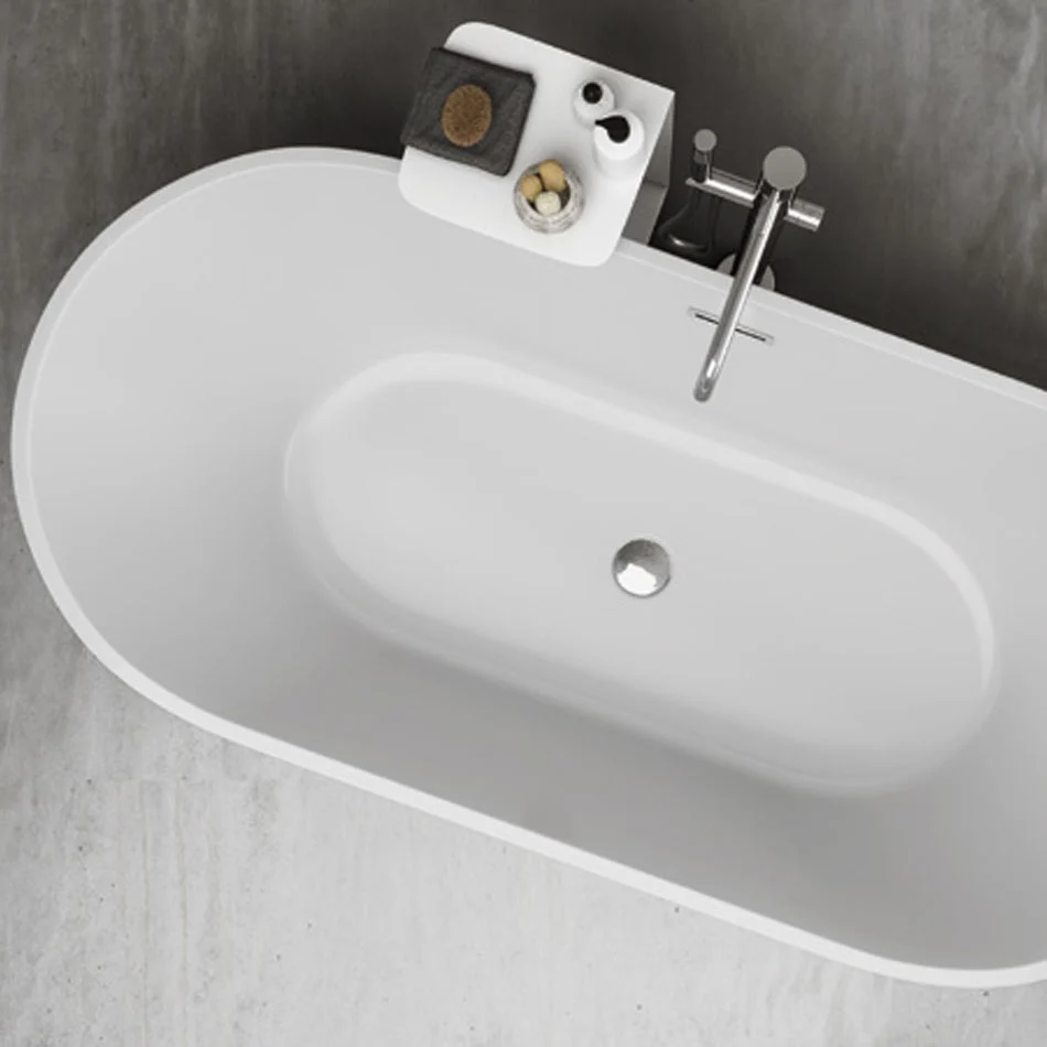 Bañera Oval en Isla VAN de Baños 10. Acrílica de 150x75 Blanco BAÑOS 10