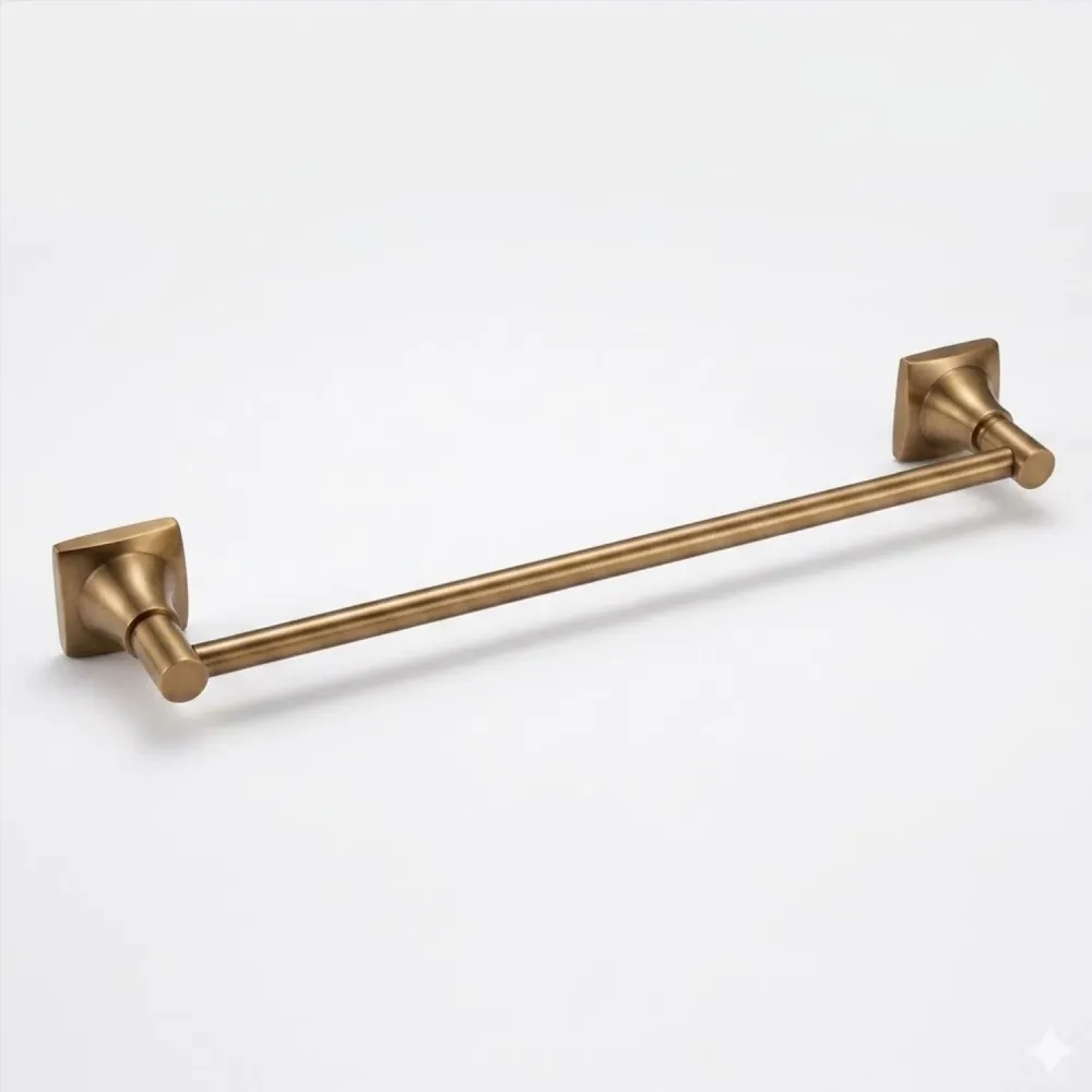Juego de Accesorios de Baño Xcaret 6 Piezas Bronce | Set Completo para Baño Moderno y Funcional BARU