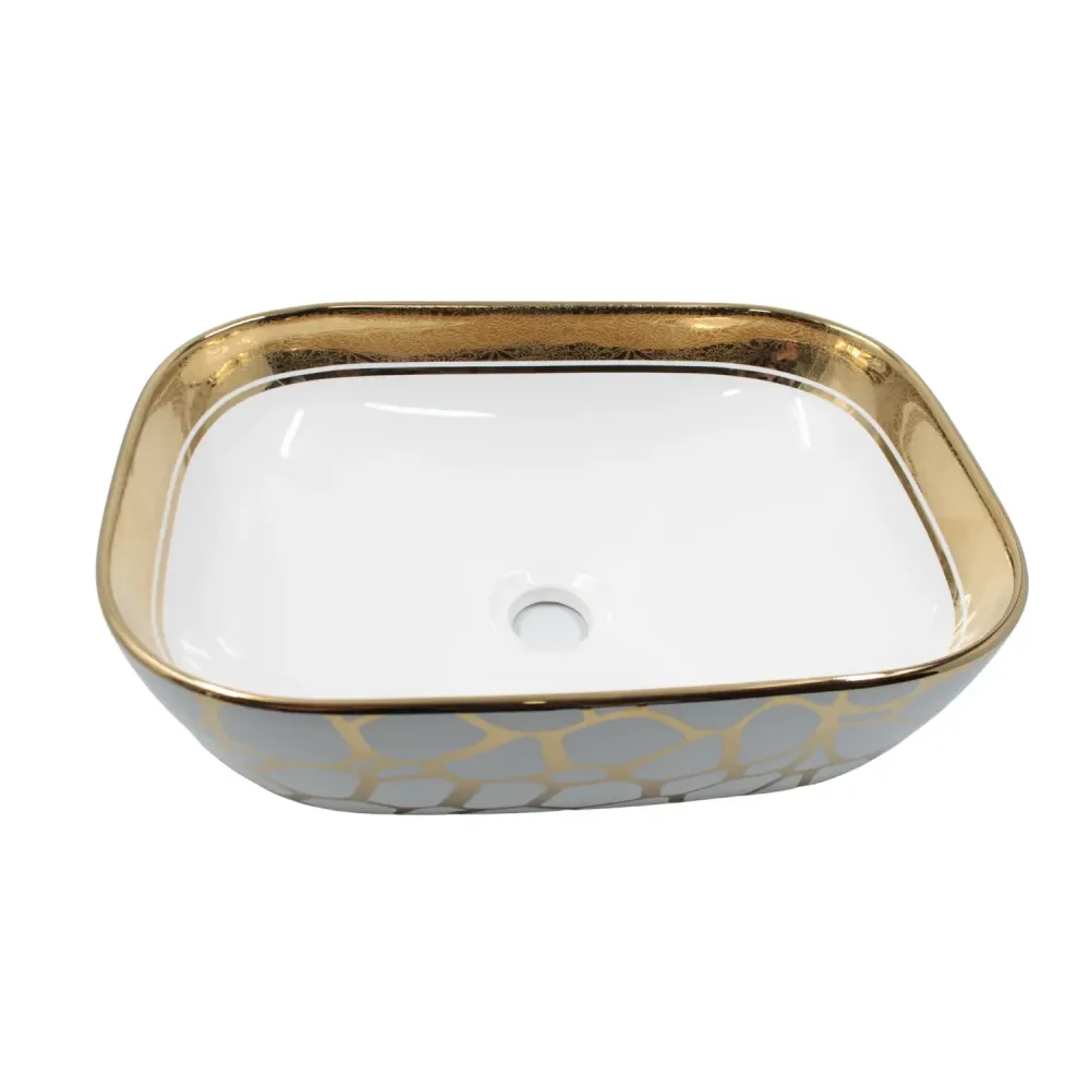 Lavamanos Rectangular Egipcio 455x325x135mm BARU