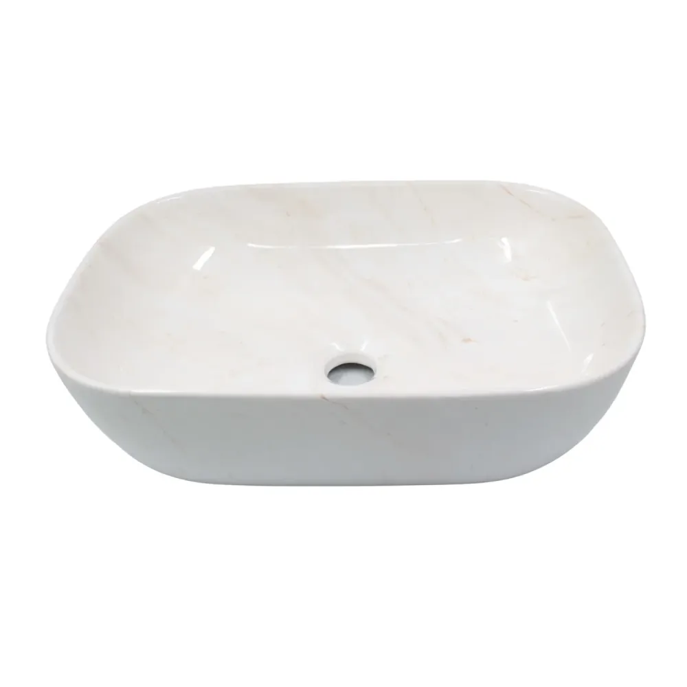 Lavamanos Rectangular Mármol 455x325x135 mm BARU